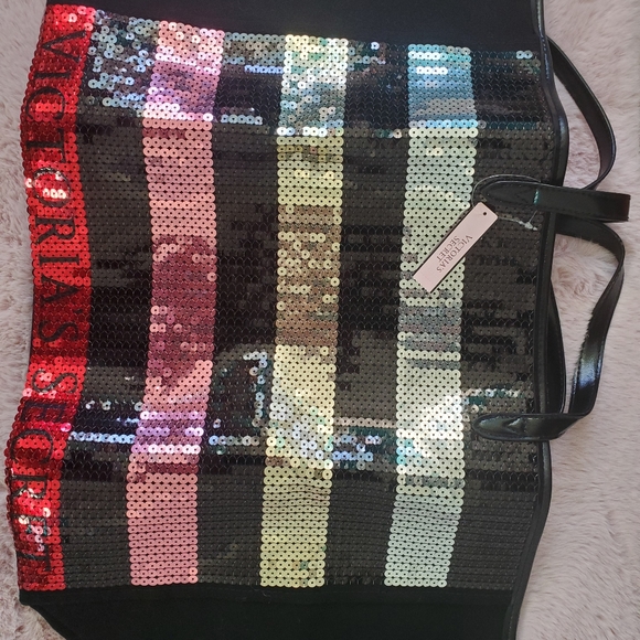VICTORIA SECRET SEQUIN TOTE - Picture 4 of 8